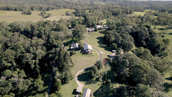 Brockhurst Farm drone shot