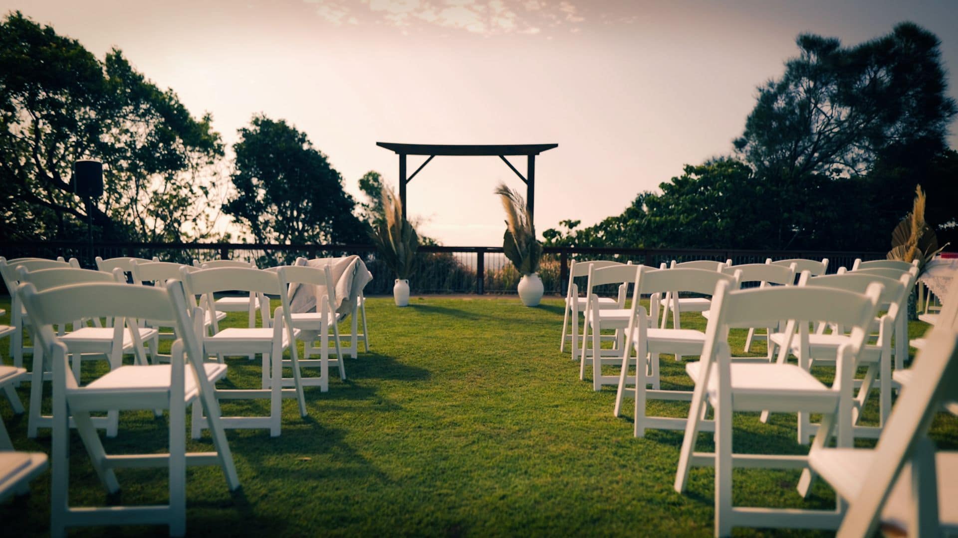 Ceremony Set up at Kirra Hill